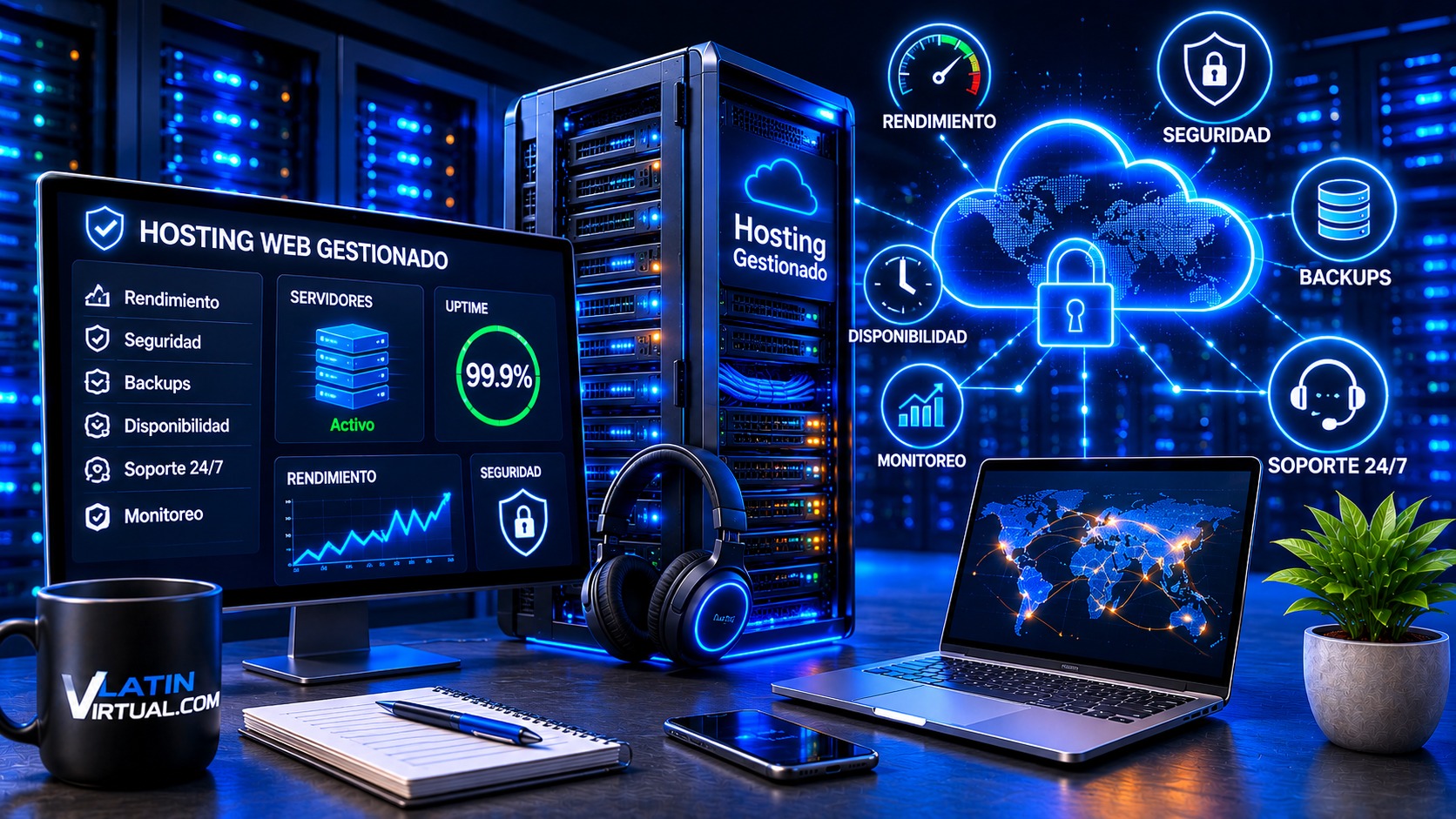 Hosting web gestionado