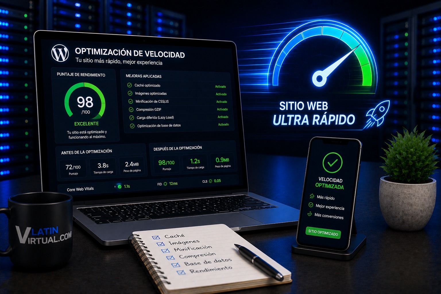 Optimización de velocidad