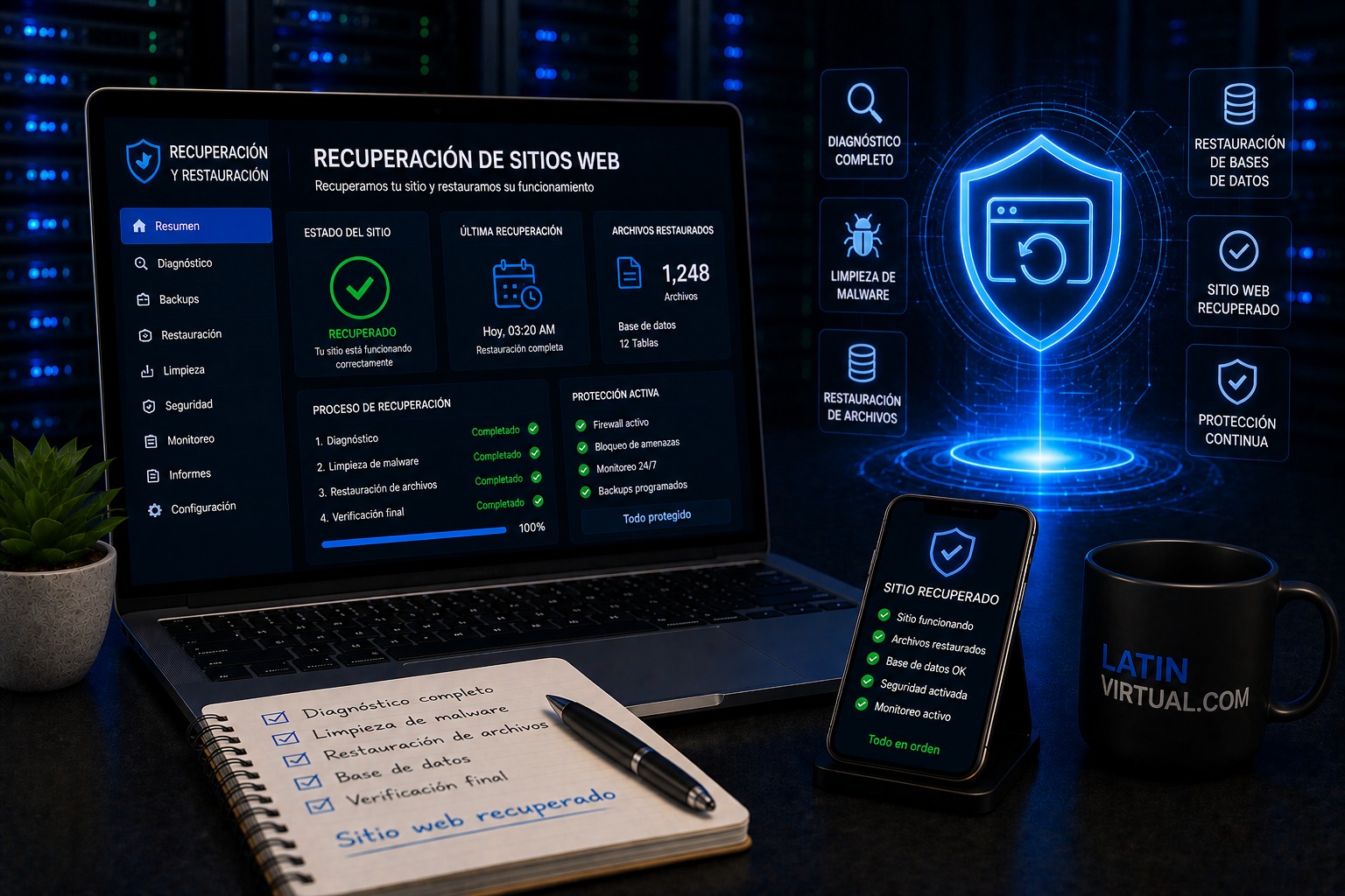 Recuperación de sitios web