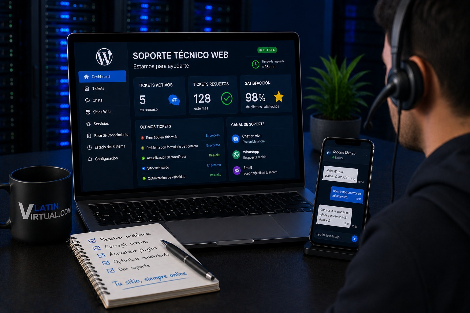 Soporte técnico web
